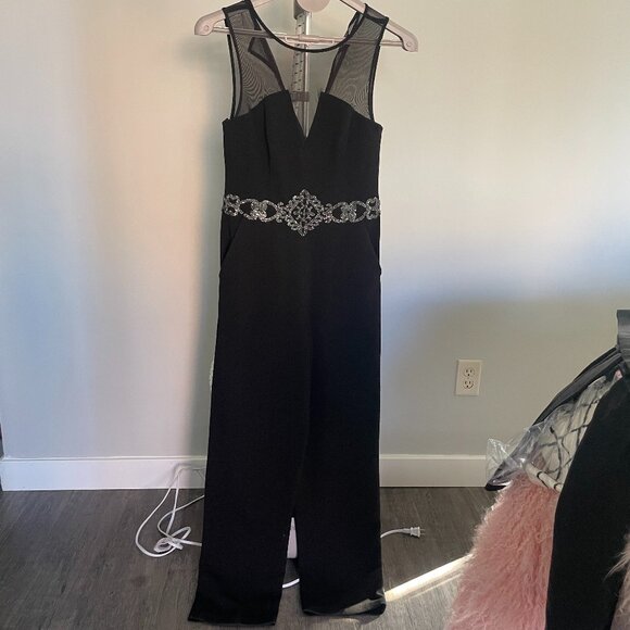 JS Boutique Black Jumpsuit Size 6 - Picture 1 of 8